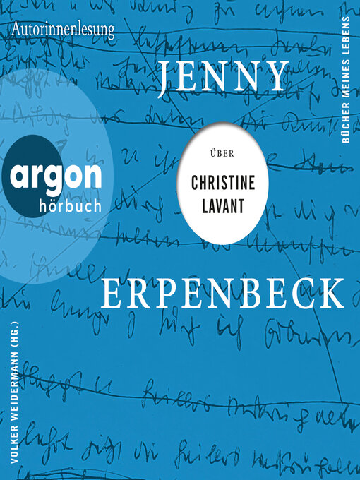 Title details for Jenny Erpenbeck über Christine Lavant by Jenny Erpenbeck - Wait list